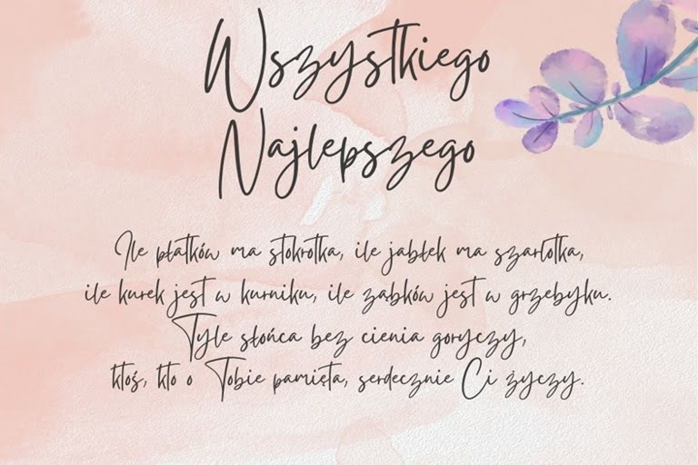 Życzenia urodzinowe SMS